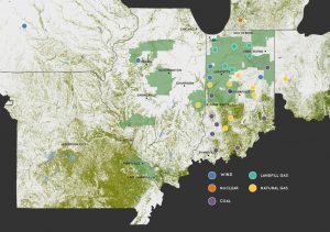 Power supply map