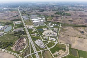 Perry Industrial Park, Aerial Photo, Whitestown, IN, Boone County, Boone REMC