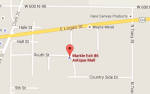 Map to Markle Power Site