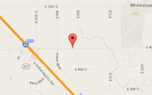 Map to Whitestown Spec Building Power Site