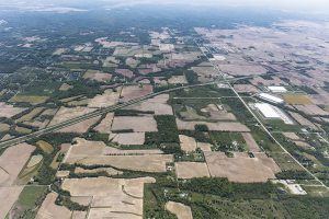 Westpoint Business Park at I-70, Aerial Photo, Clayton, IN, Hendricks County, Hendricks Power Cooperative