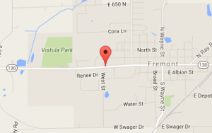 Map to Crossroads Industrial Park Power Site