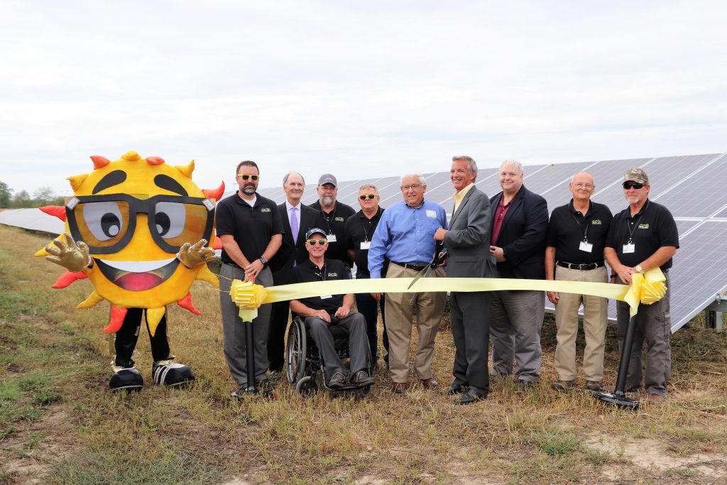 Co-op Solar array dedication in Paris, Ill.