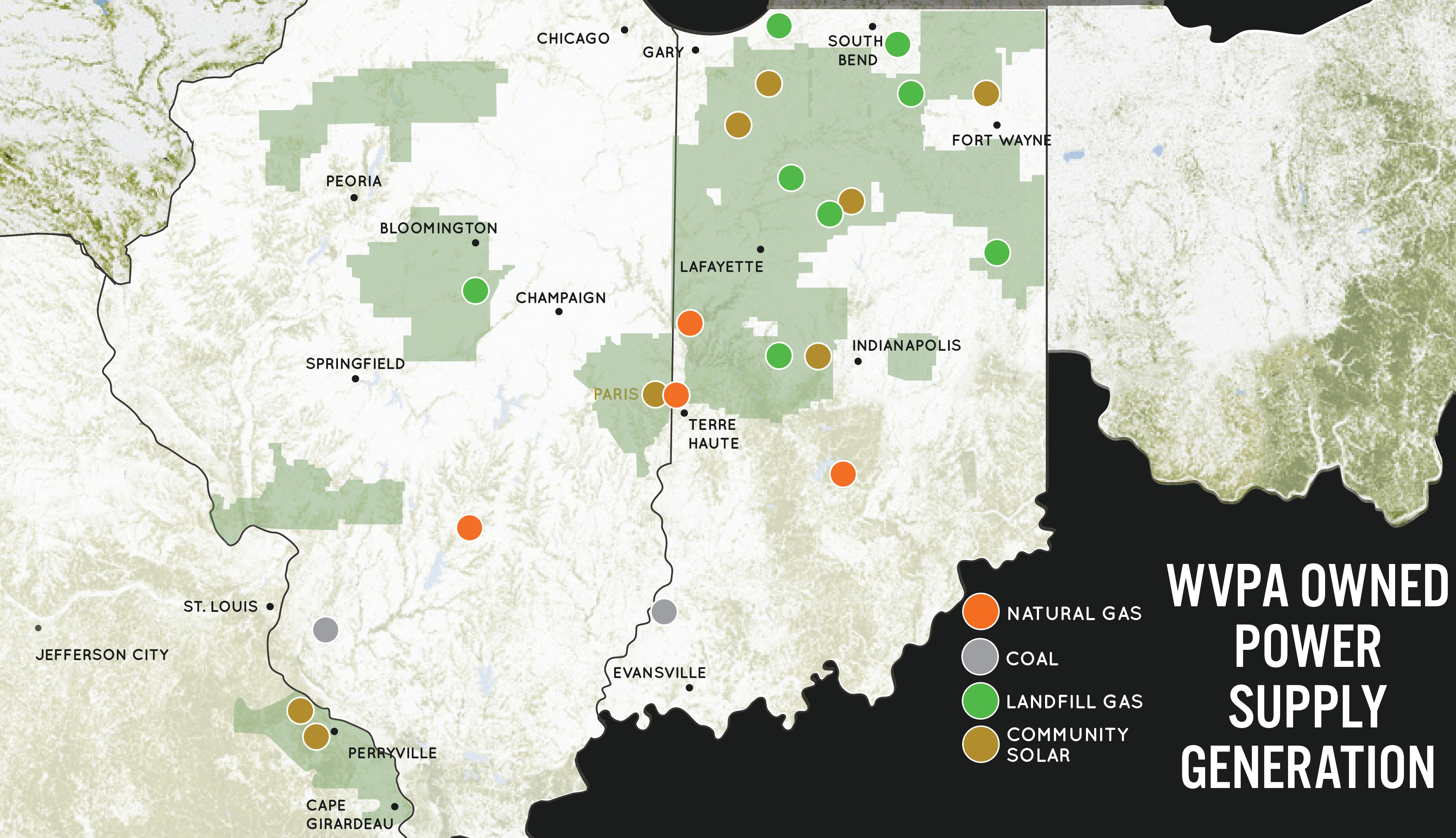 Power Supply Map